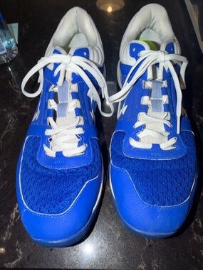 Under Armour Yard Trainer Turf Shoes Men’s Size 12 Blue White Athletic
